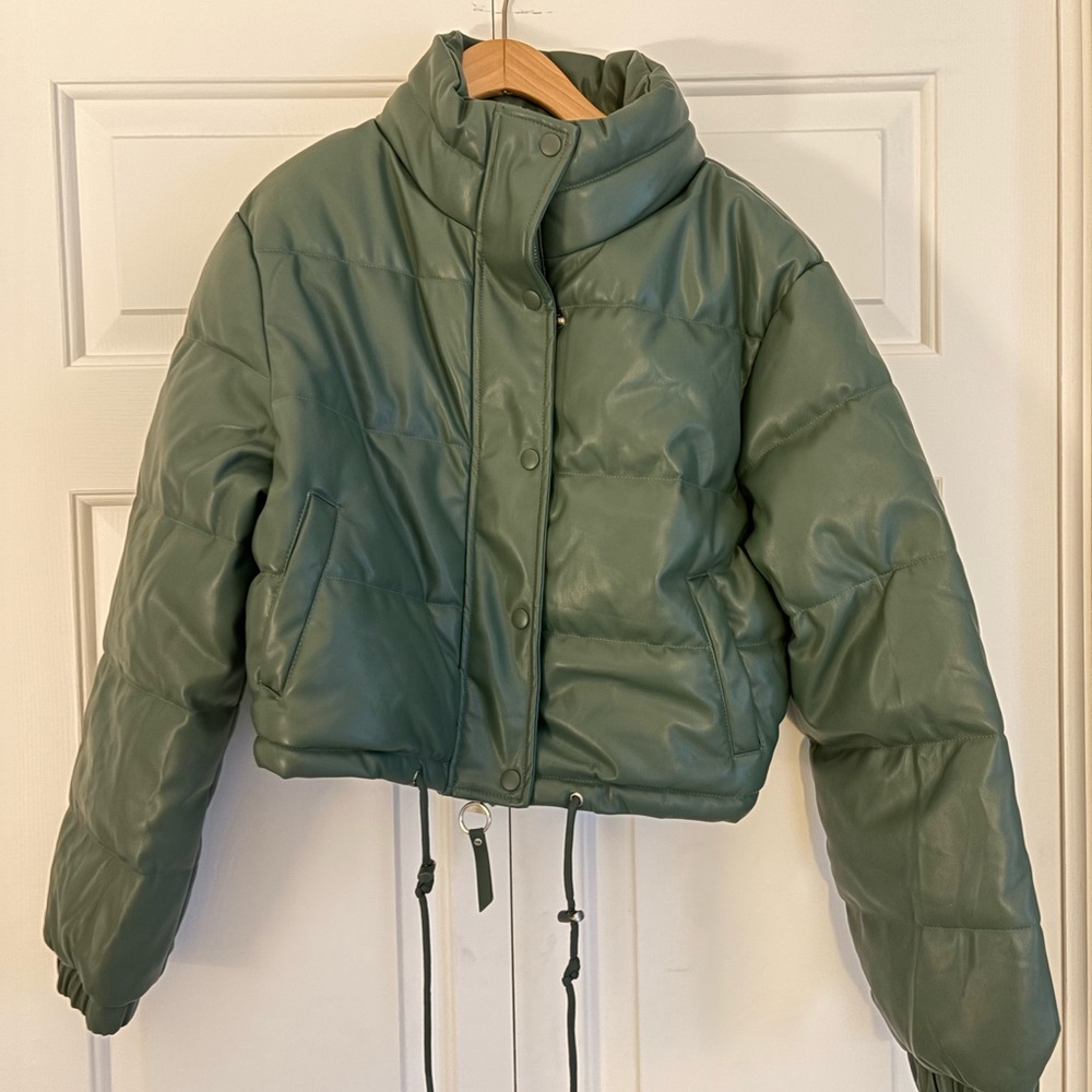 Green Puffer Jacket